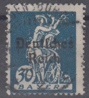 123 - Deutsches Reich Bayernabschied Nr. 123 I 