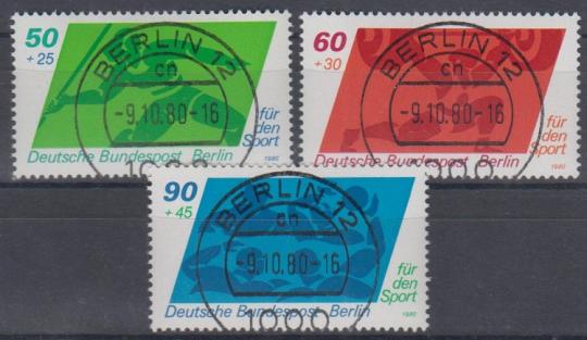 621 - Berlin Für den Sport 80 Nr. 621-623 