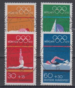 0719 - Bund Olympiade 72 Nr. 719-722 