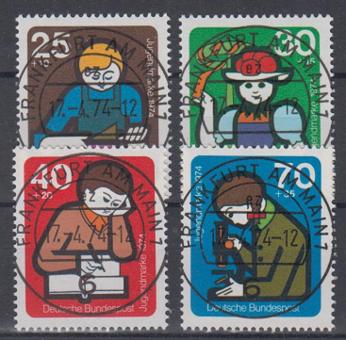 0800 - Bund Für die Jugend 74 Nr. 800-803 