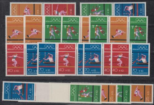 0734 - Bund Olympiazusammendrucke 