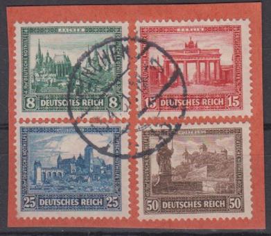 450 - Deutsches Reich Nothilfe Nr. 450 - 453 