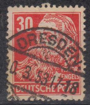 335 - DDR Köpfe 2 Nr. 335 va WZ 2XII 