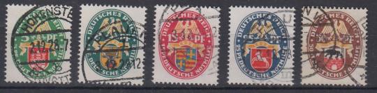 425 - Deutsches Reich Nothilfe Nr. 425-429 