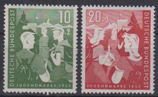 153 - Bund Für die Jugend 52 Nr. 153 + 154 