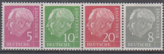 0179 - Bund Heuß-Zusammendruck W22 X 