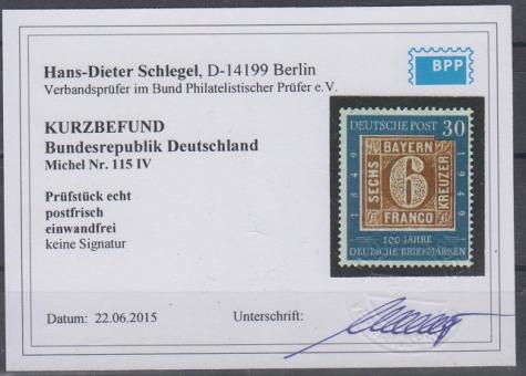 0115 - Bund Nr. 115 IV 