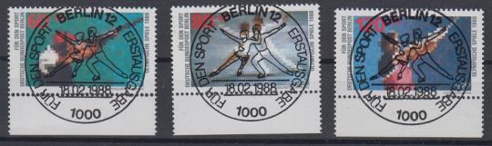 801 - Berlin Für den Sport 88 Nr. 801-803 
