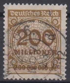 323 - Deutsches Reich Infla Nr. 323 Pb HT 
