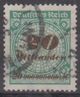 329 - Deutsches Reich Infla Nr. 329 AP HT 