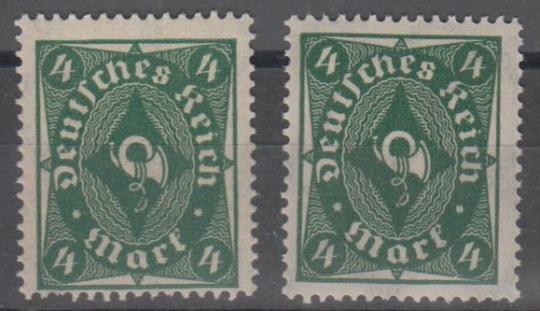 226 - Deutsches Reich Infla Nr. 226 a+b 