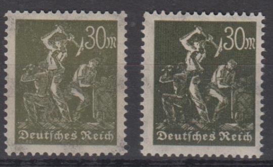 243 - Deutsches Reich Infla Nr. 243 a+b 