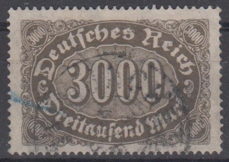 254 - Deutsches Reich Infla Nr. 254 c 
