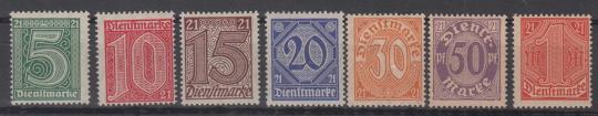 016 - Deutsches Reich Dienst Nr. 16-22 