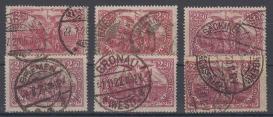 115 - Deutsches Reich Infla Nr. 115 a-f 