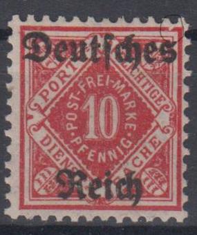 053 - Deutsches Reich Dienst Nr. 53 I 