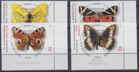 2500 - Bund Wohlfahrt 2005 Nr. 2500 - 2503 