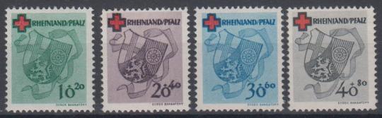 42 - Französische Zone Rheinland-Pfalz Nr. 42 A - 45 A 