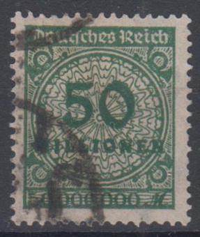 321 - Deutsches Reich Infla Nr. 321 Wb 