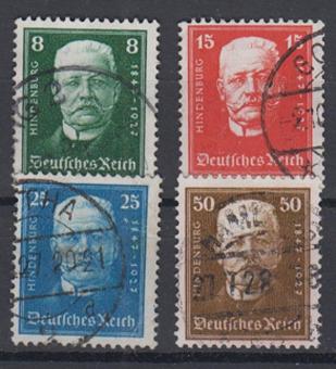403 -  Deutsches Reich Nothilfe Nr. 403 - 406 