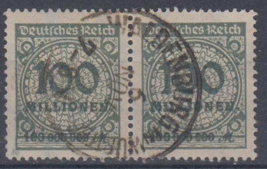 322 - Deutsches Reich Infla Nr. 322 AP PE 