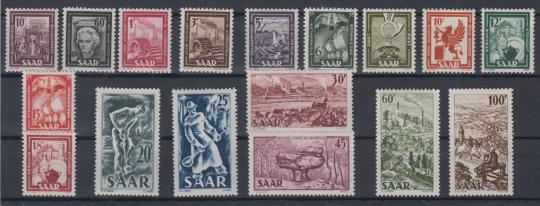 272 - Saar Nr. 272 - 288 
