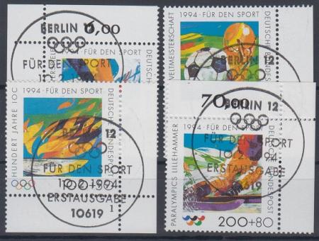 1717 - Bund Für den Sport 1994 Nr. 1717 - 1720 