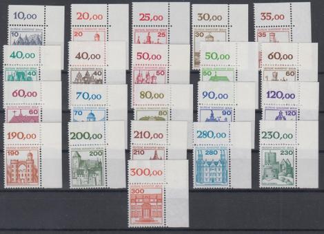 532 - Berlin Burgen & Schlösser komplettvom Eckrand oben rechts 