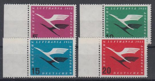 205 - Bund Lufhansa Nr. 205 - 208 