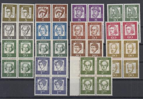 0347 - Bund Bedeutende Deutsche Nr.347y - 362y 