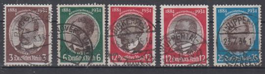 540 - Deutsches Reich Nr. 540 - 543 mit Nr. 542 x + y 