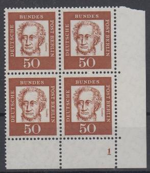 208 - Berlin Bedeutende Deutsche Nr. 208 FN 1 