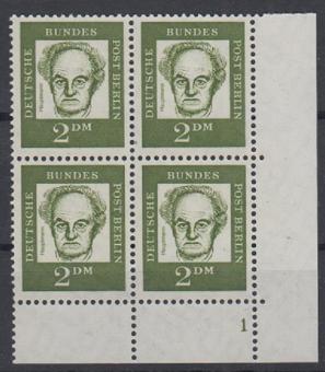213 - Berlin Bedeutende Deutsche Nr. 212 FN 1 