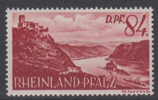 28 - französische Zone Rheinland-Pfalz Nr. 28 