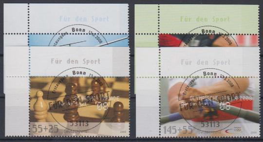 2649 - Bund Für den Sport 2008 Nr. 2649 - 2652 