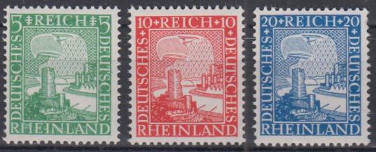 372 - Deutsches Reich Nr. 372 - 374 