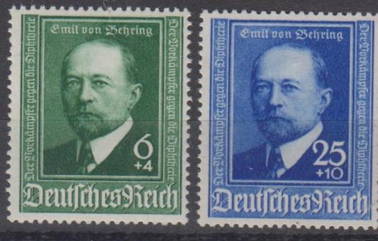 760 - Deutsches Reich Behring Nr. 760 + 761 