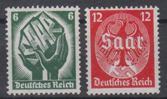 544 - Deutsches Reich Nr. 544 + 545 