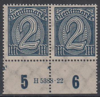 070 - Deutsches Reich Dienst Nr. 70 HAN 5388 22 