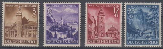 806 - Deutsches Reich Nr. 806 - 809 