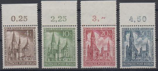 106 - Berlin Gedächtniskirche Nr. 106 - 109 OR 