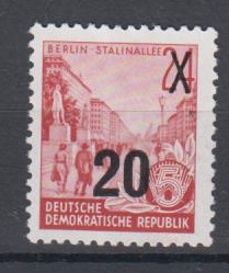 439 - DDR Nr. 439 b WZ 2XI 