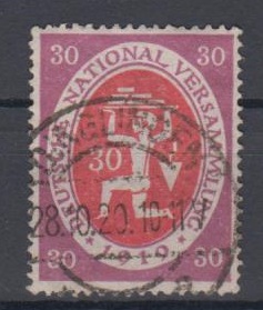 107 - Deutsches Reich Infla Nr. 110 b 