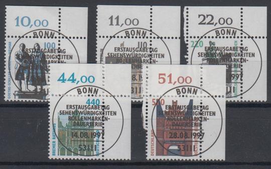1934 - Bund Sehenswürdigkeiten Nr. 1934 - 1938 EOR 