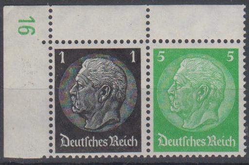 512 - Deutsches Reich W71 Plattennummer 
