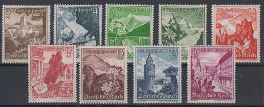 675 - Deutsches Reich WHW Nr. 675 - 683 