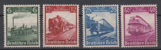 580 - Deutsches Reich Eisenbahn Nr. 580 - 583 
