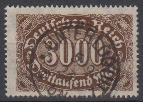254 - Deutsches Reich Infla Nr. 254 b 