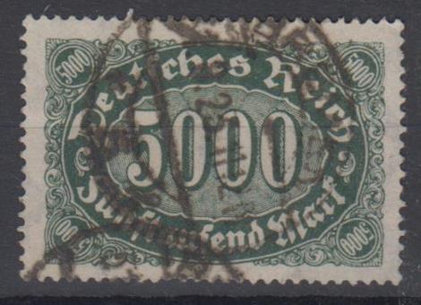 256 - Deutsches Reich Infla Nr. 256 b 