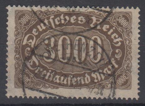 254 - Deutsches Reich Infla Nr. 254 c 